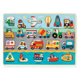 Djeco Puzzlo Vroom Wooden Puzzle