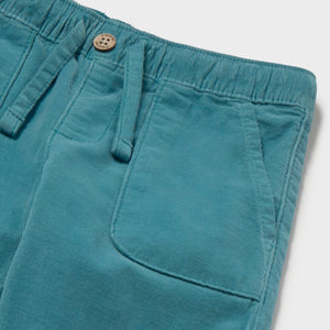 Mayoral Baby Boy Lined Micro-cord Pants ~ Blue