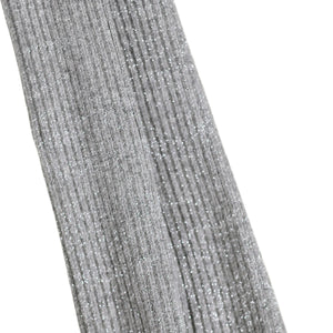 Molo Glitter Ribbed Tights ~ Grey Melange