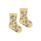 Bobo Choses Baby Freedom Bird Printed Socks ~ Light Yellow