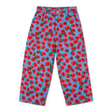 Wynken Bacia Floral Print Jeans ~ Blue/Red