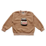 Petite Hailey Nutella Fleece Sweatshirt ~ Brown