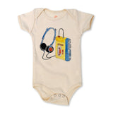 Orangeheat Cassette Player Onesie ~ Natural