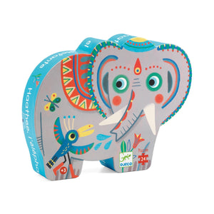 Djeco Haathee Elephant Silhouette Puzzle