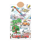 eeBoo Vehicles Biggie Pencils w/ Mini Mural