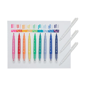 Ooly Stamp-A-Doodle Double-Ended Markers ~ Set of 12
