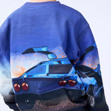 Molo Mattis Sweatshirt ~ Car Blue
