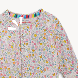 Magnetic Me Modal Ruffle Footie ~ Bunny Blossom