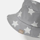 7am Rainwear Printed Bucket Hat ~ Stars Yellow