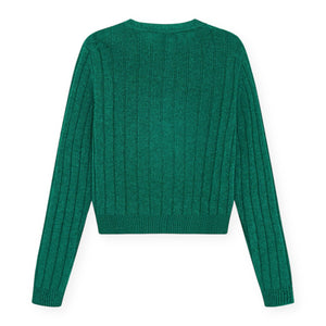 Molo Gloria Knit Cardigan ~ Sporting Green