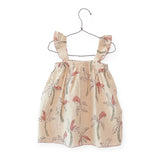 Play Up Baby Printed Woven Dress & Bloomer Set ~ Palms/Buff