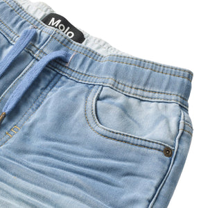 Molo Ali Jean Shorts ~ Soft Denim Blue