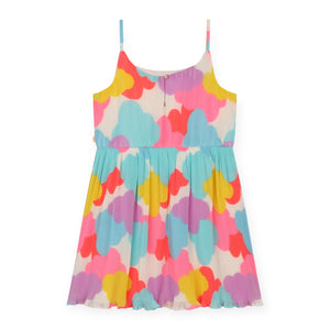 Billieblush Spaghetti Strap Dress ~ Multicolor Clouds