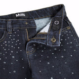 Molo Asta Denim Pants 7-12 ~ Rhinestone Raw