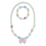 Milk x Soda Multi Ribbon Necklace & Bracelet Set