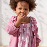 Play Up Baby Ruffle Collar Cardigan ~ Pink