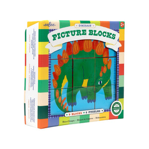 eeBoo Dinosaur Picture Blocks Puzzle