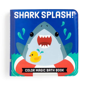 Mudpuppy Shark Splash! Color Magic Bath Book