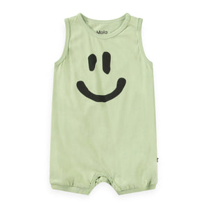 Molo Baby Fu Short Tank Romper ~ Misty Green