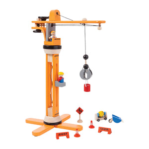 PlanToys Crane Construction Building Set