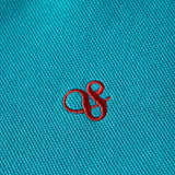 Scotch & Soda Boys Garment-Dyed Pique Polo ~ Tahitian Teal