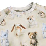 Molo Baby Disc Sweatshirt & Simeon Sweatpants Set ~ Felted Friends