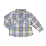 Mayoral Baby Boy Sherpa Lined Plaid Shirt ~ Glacial