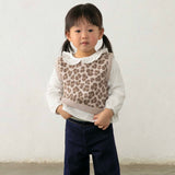 Mayoral Baby Girl Blouse w/ Attached Vest & Pants Set ~ Walnut