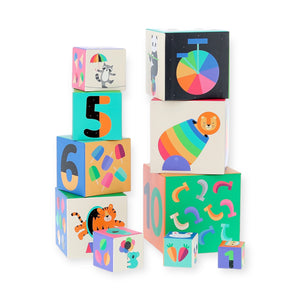 Vilac Andy Westface Rainbow Nesting & Stacking Cubes