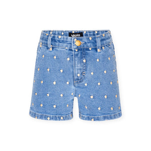 Molo Alvira Jean Shorts 7-12 ~ Rose Dot