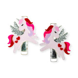 Lilies & Roses Unicorn Love Hair Clips