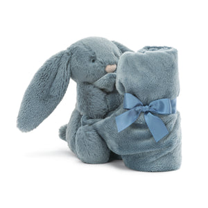 Jellycat Bashful Dusky Blue Bunny Soother