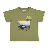 Mayoral Boys Wild Jungle s/s T-Shirt ~ Jeep/Iguana