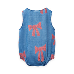 Wynken Baby Denim Bubble ~ Bows