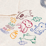 Petit Bateau Baby Animals Graphic l/s T-Shirt ~ Oatmeal
