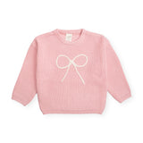 Sweet Wink Baby Knit Bow Sweater ~ Pink