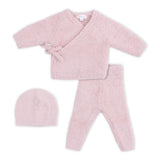 Angel Dear Chenille 3pc Kimono Set ~ Blush