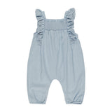 Quincy Mae Nova Romper ~ Chambray