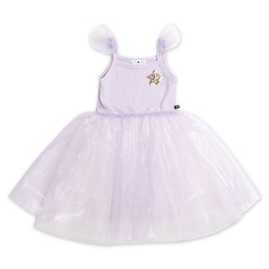 Petite Hailey Luna Pearl Tutu Dress ~ Light Purple