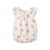 Elegant Baby Lace Edge Ruffle Collar Muslin Bubble ~ Tea Party Picnic