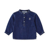 Molo Baby Enoz Shirt & Sois Pants Set ~ Oceanic Denim