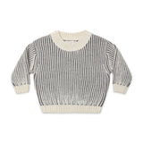 Quincy Mae Relaxed Chunky Knit Sweater & Pants Set ~ Midnight Stripe