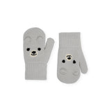 Molo Baby Kenau Mittens ~ Crystal Gray