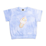 Petite Hailey Girls Violet Ice Cream s/s Top & Shorts Set ~ Blue