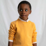 Mayoral Boys Basic Knit Crewneck Sweater ~ Peach