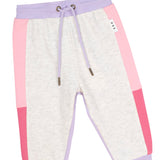 Huxbaby Varsity Huxette Spliced Sweatshirt & Sweatpants Set ~ Pastel Multi