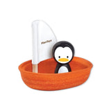 PlanToys Penguin Sail Boat Bath Toy