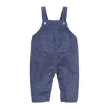 Play Up Baby Growing Roots Print l/s Tee & Corduroy Overalls Set ~ Blueberry