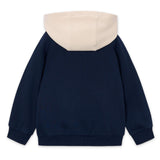 Mayoral Boys Bi-material Zip Hoodie & Sweatpants Set ~ Blue