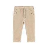 Mayoral Baby Boy Ribbed Velour Pants ~ Cereal